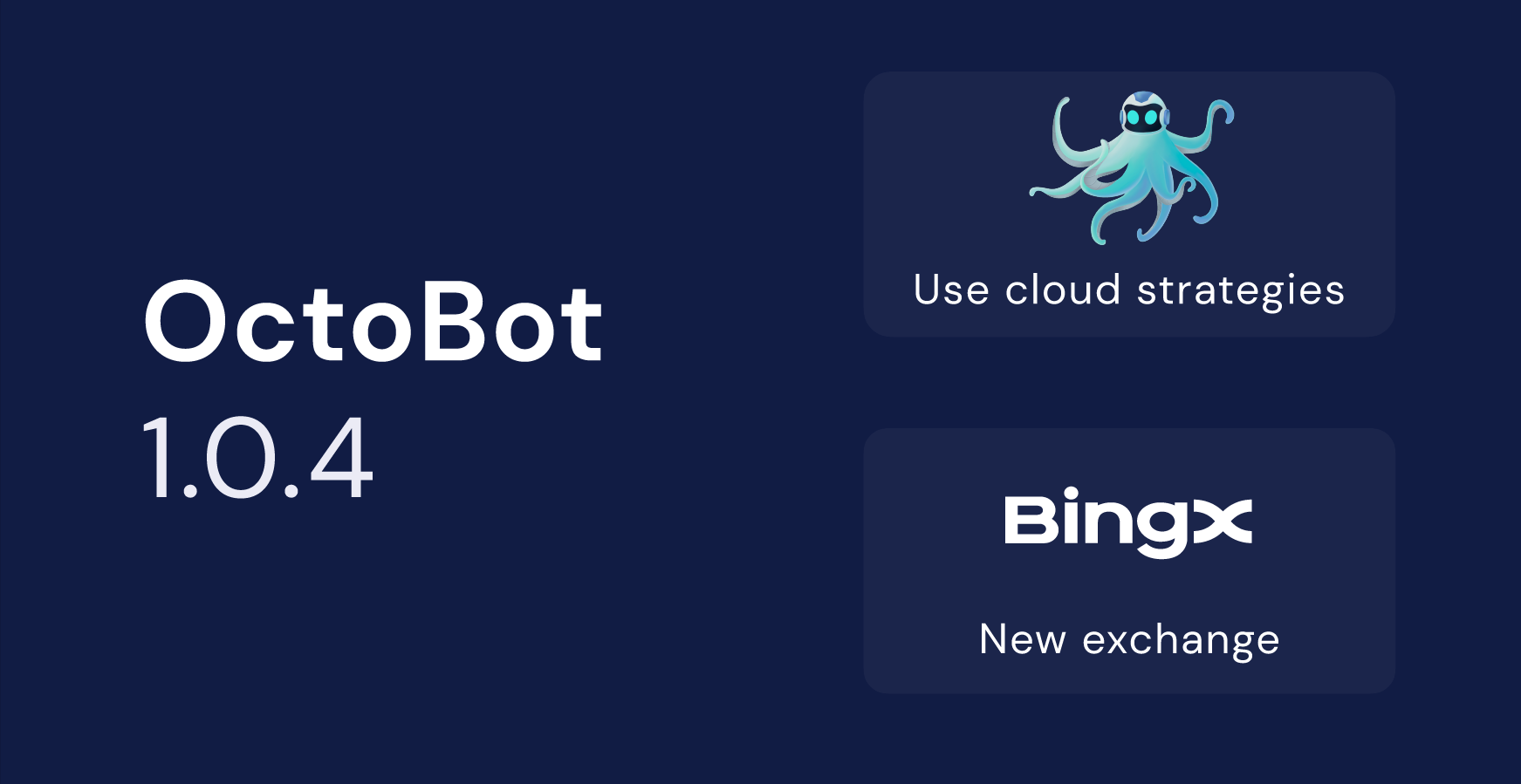utilisez les statégies OctoBot cloud et tradez sur BingX