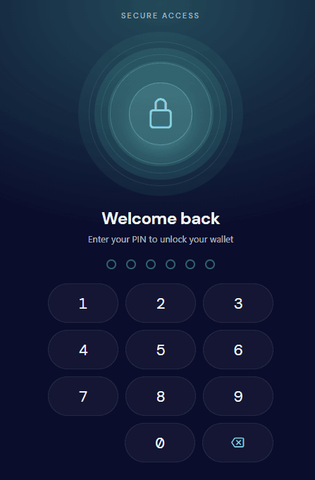 OctoBot web app sign-in screen